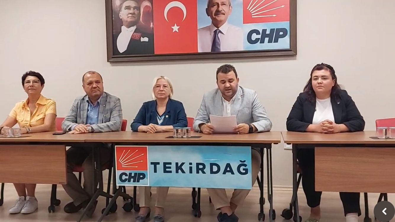 CUMHURİYET HALK PARTİSİ İL VE İLÇE ÖRGÜTLERİNİN EŞ ZAMANLI BASIN AÇIKLAMASI
