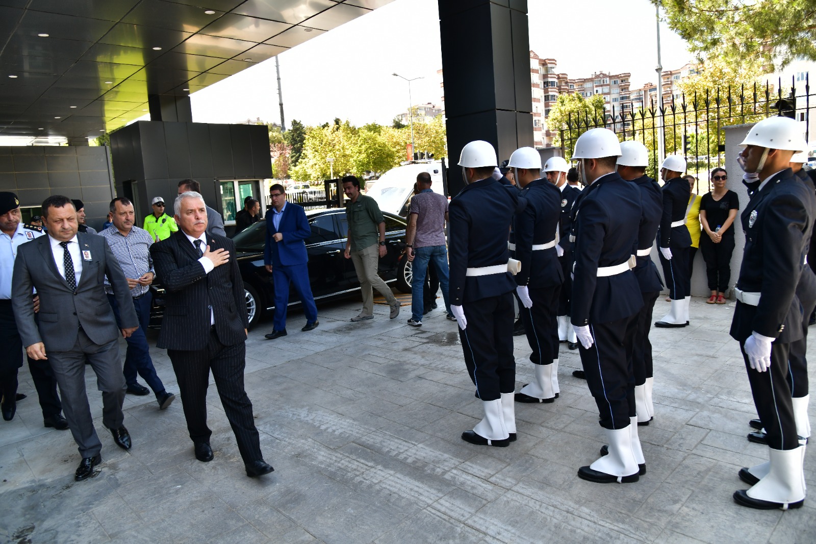 Vali Aziz Yıldırım Polis Memuru Haydar Kemeç İçin Düzenlenen Törene Katıldı