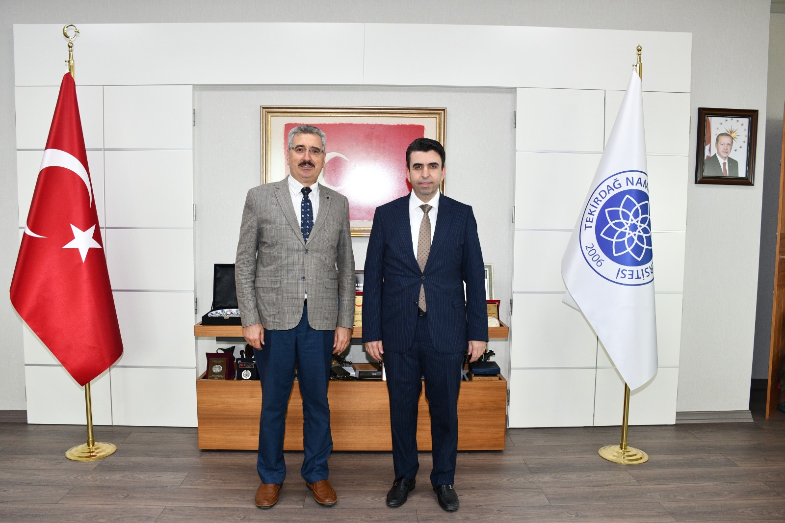 Çorlu Kaymakamı Murat EREN’den NKÜ Rektörüne Ziyaret