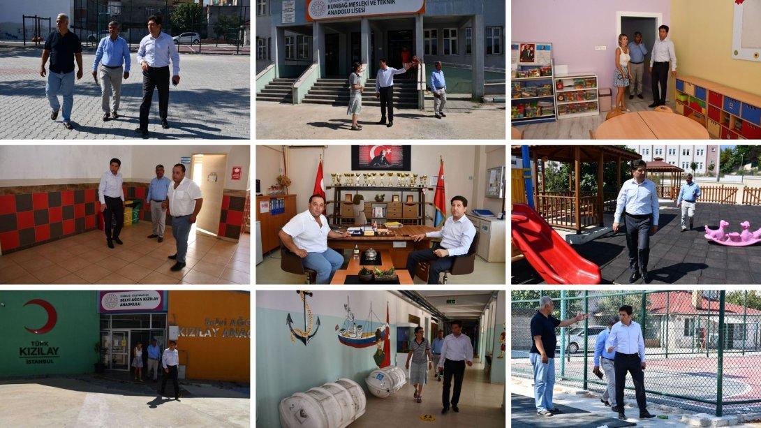 Ersan Ulusan Eğitim Öğretim Hazırlıkları Kapsamında Süleymanpaşa İlçemizde Okul Ziyaretlerinde Bulundu