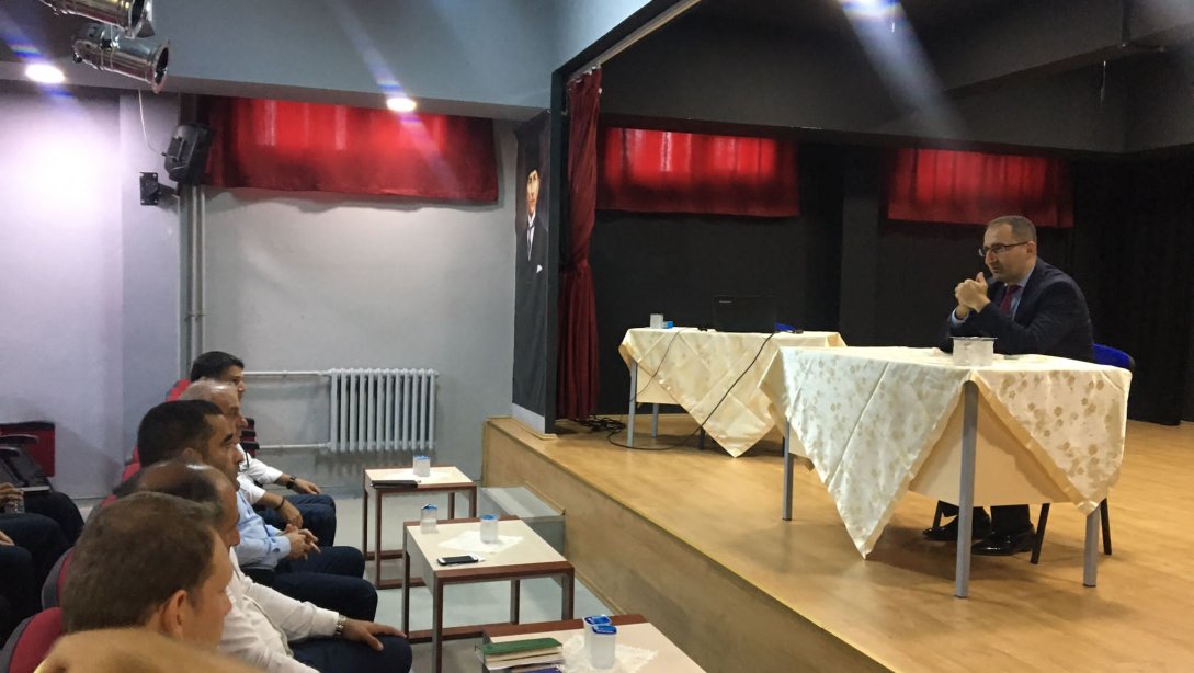 Merkezi Sınav (LGS-YKS) Verileri İle İlgili Bilgilendirme ve Değerlendirme Toplantıları Yapıldı
