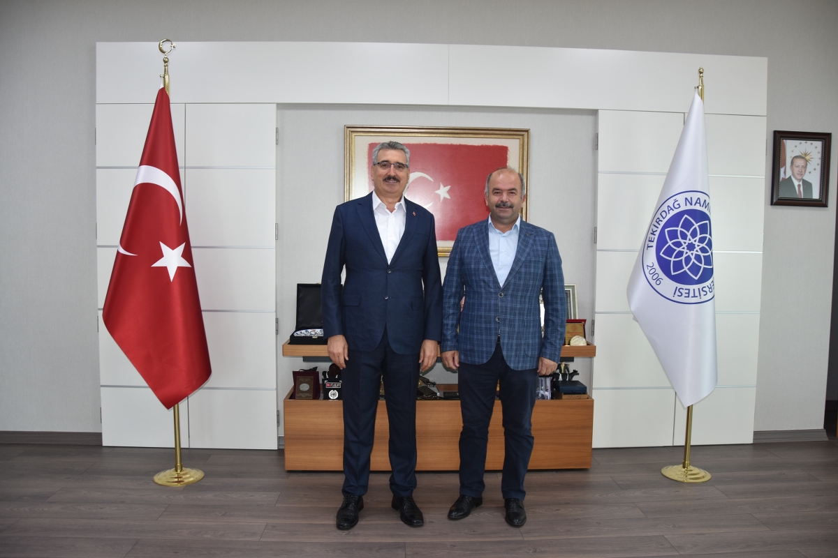 AK Parti Süleymanpaşa İlçe Başkanı Sezai ÇETİN’den Rektöre Ziyaret
