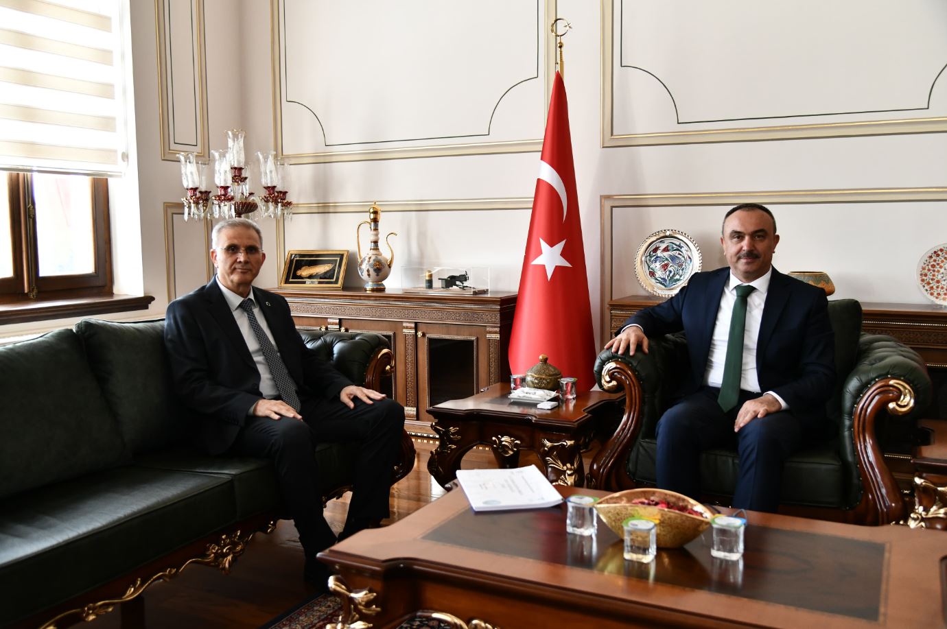 TESKİ Genel Müdüründen Vali Soytürk’e Hayırlı Olsun Ziyareti