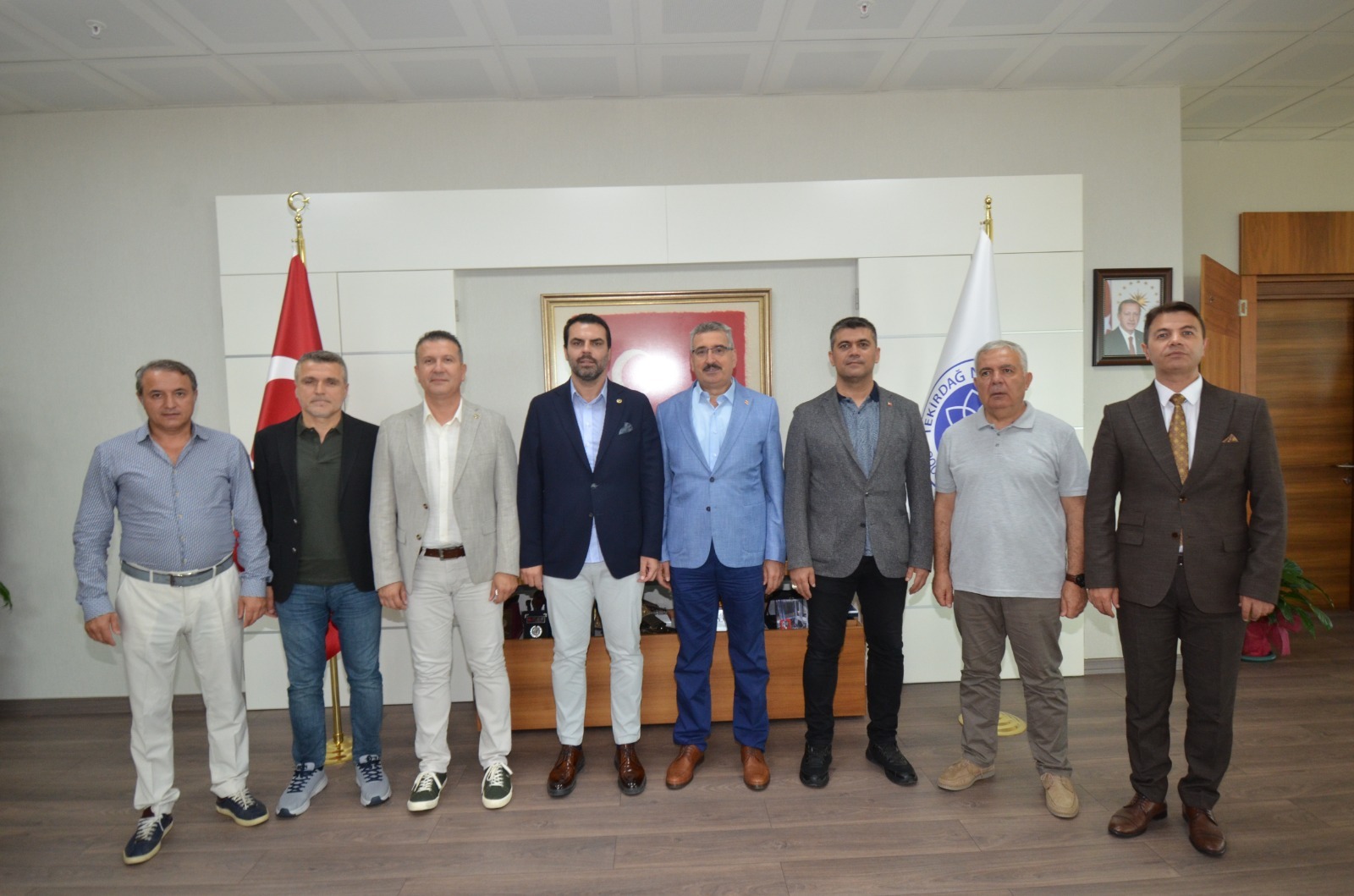Tekirdağ Milletvekili Gökhan DİKTAŞ ve AK Parti Tekirdağ İl Başkanı Ali GÜMÜŞ’ten Rektöre Ziyaret