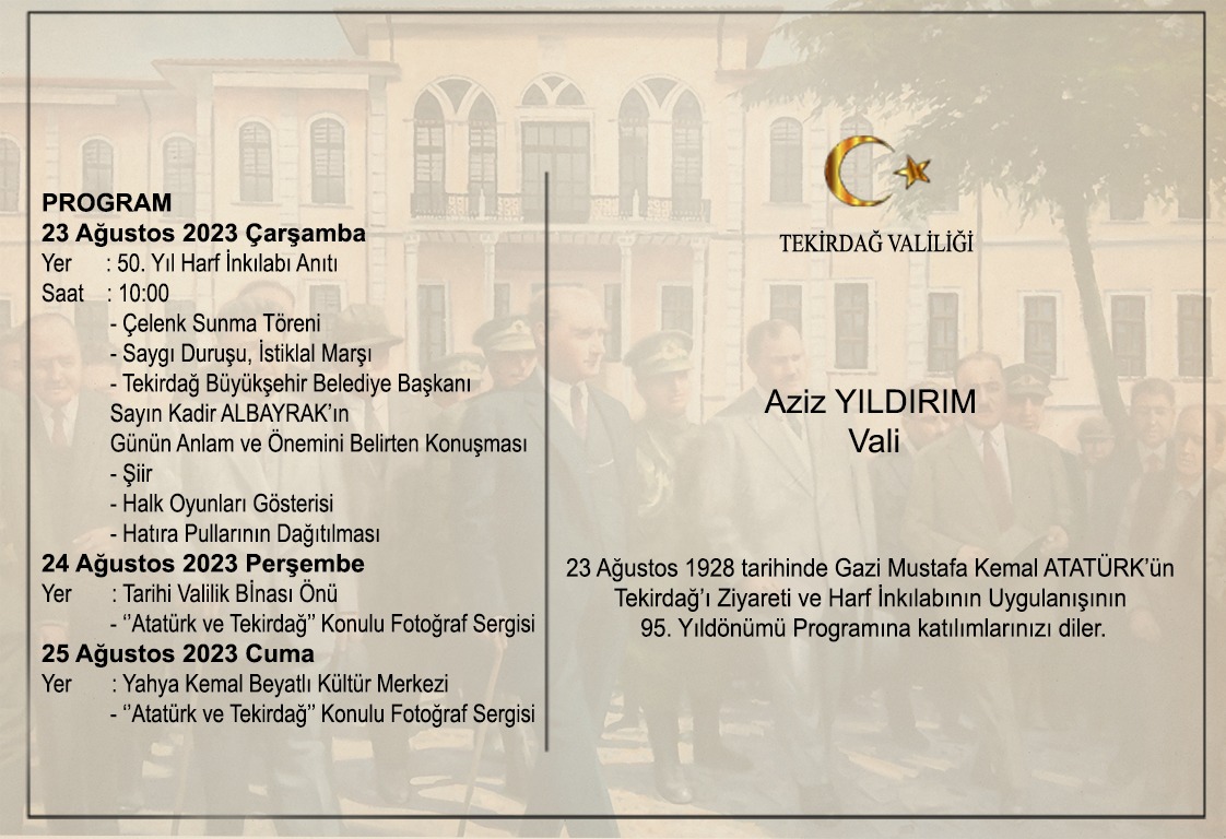 24 ve 25 Ağustos tarihlerinde  gerçekleştirilecek sergilerin açılış saati 10:00 olarak belirlendi.