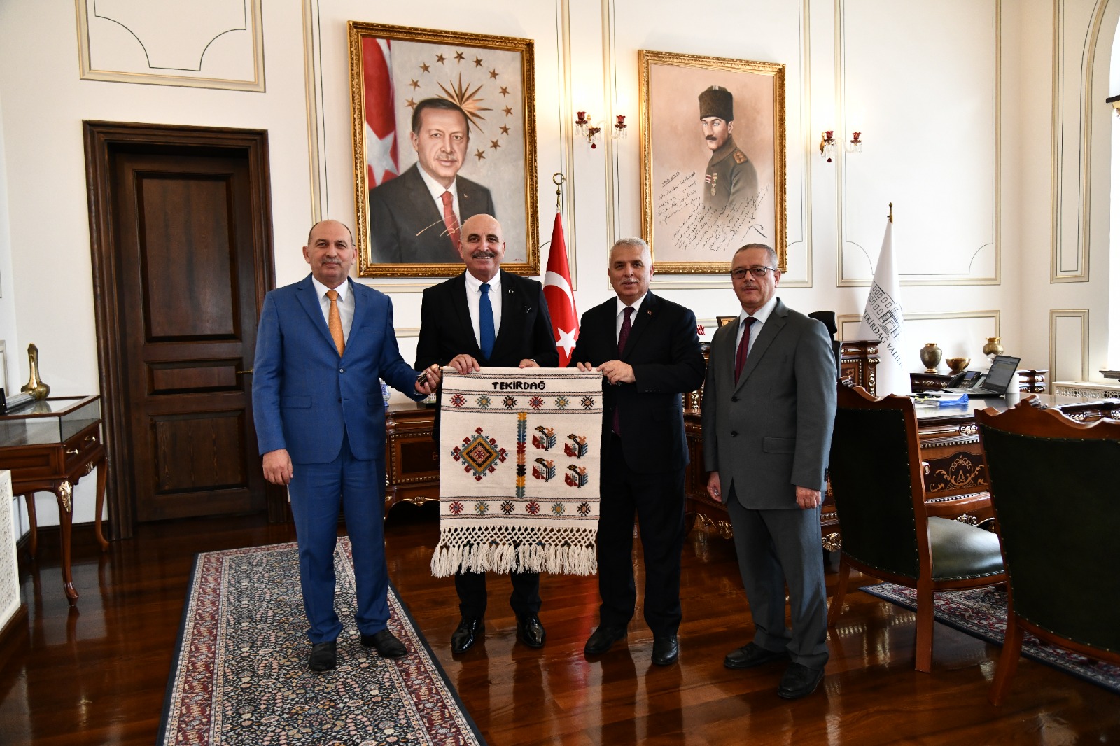 Kurum Müdürlerinden Vali Aziz Yıldırım’a Veda Ziyareti