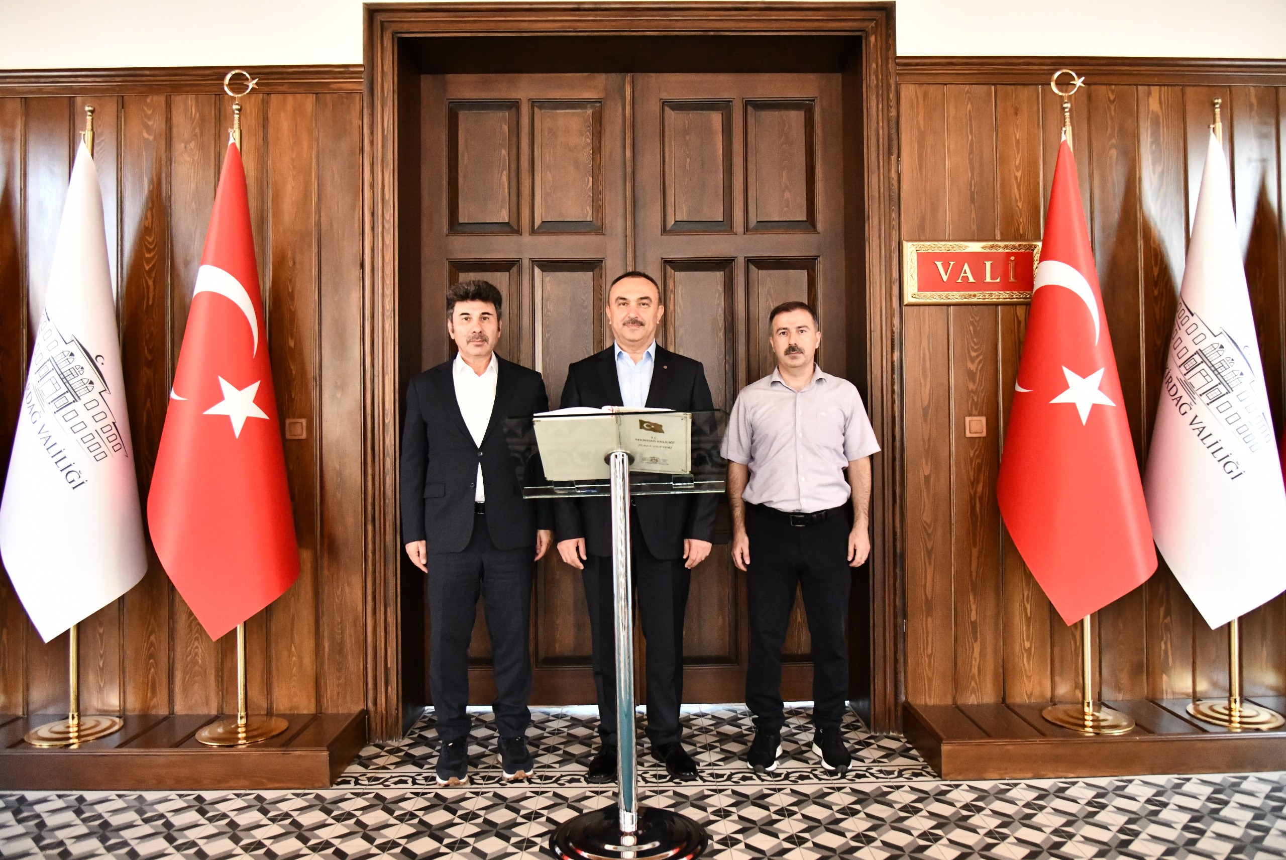 Kilis 7 Aralık Üniversitesi Rektörü ve Kilis Cumhuriyet Başsavcısı’ndan Vali Soytürk’e Hayırlı Olsun Ziyareti