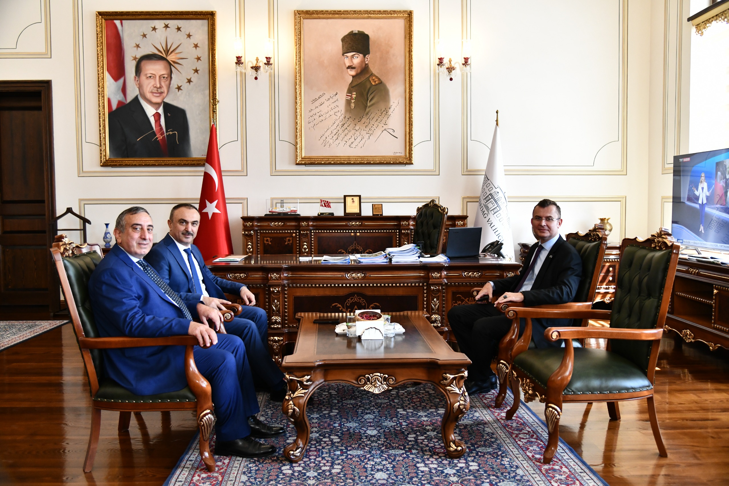 Vali Soytürk’e Bölge Adliye Mahkemesi Cumhuriyet Başsavcısı’ndan Hayırlı Olsun Ziyareti