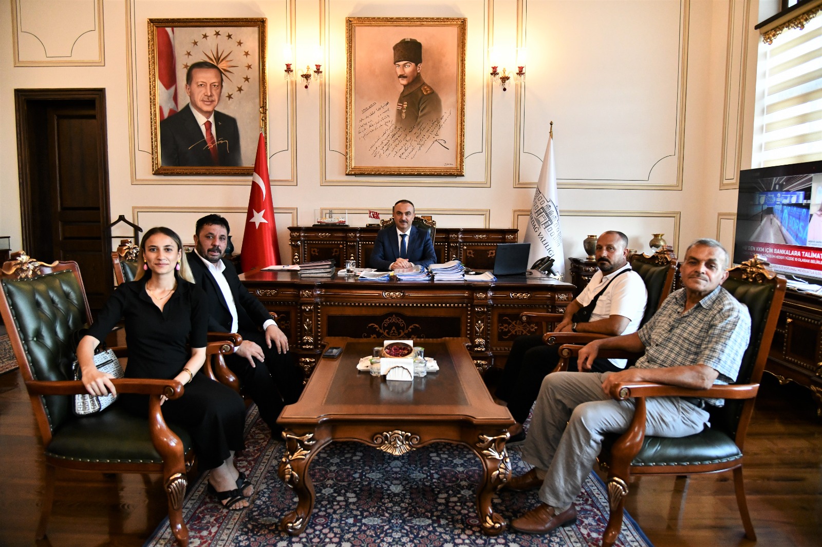 Roman Dernekleri Federasyonu Başkanı’ndan Vali Soytürk’e Ziyaret