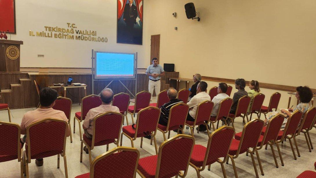 2023-2024 Eğitim-Öğretim Yılı AR-GE Projeleri Bilgilendirme Toplantısı Yapıldı