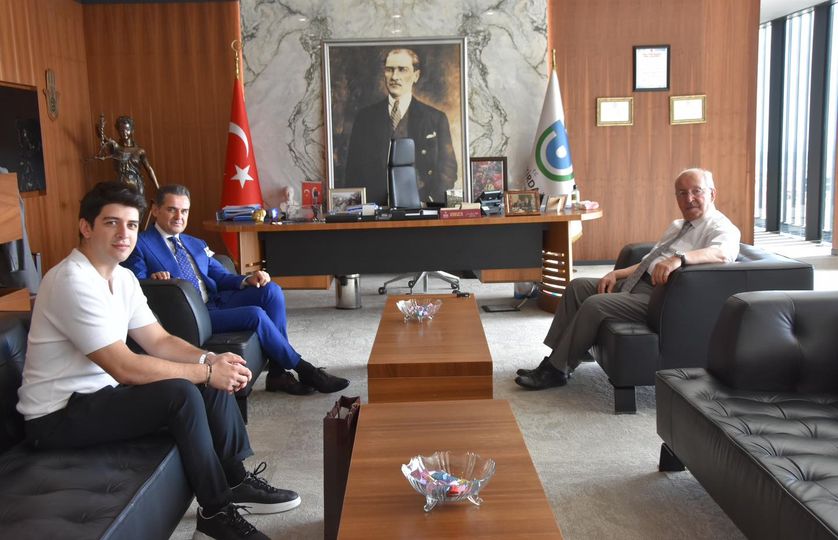OSMAN BULUT VE OĞLUNDAN BAŞKAN ALBAYRAK’A ZİYARET