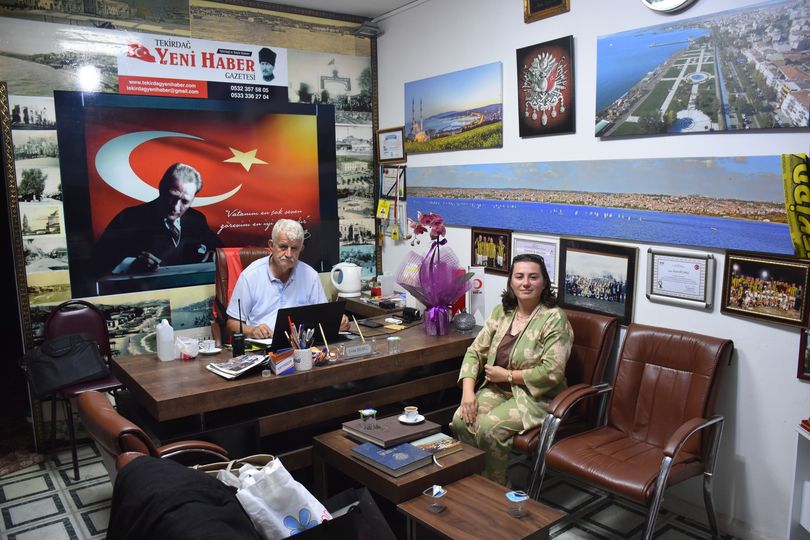 VALİ ENVER SALİHOĞLU O.O MÜDÜRÜ FATMA ÇELİK DİNÇ DEN ZİYARET