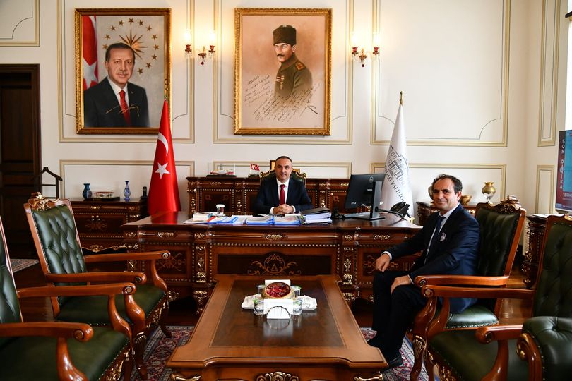 GÜRSEL ERBAP TEKİRDAĞ VALİSİ RECEP SOYTÜRK E HAYIRLI OLSUN ZİYARETİ