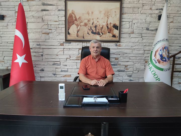 Tekirdağ Tarım Koop. Birliği Başkanı Mustafa Özmen oldu