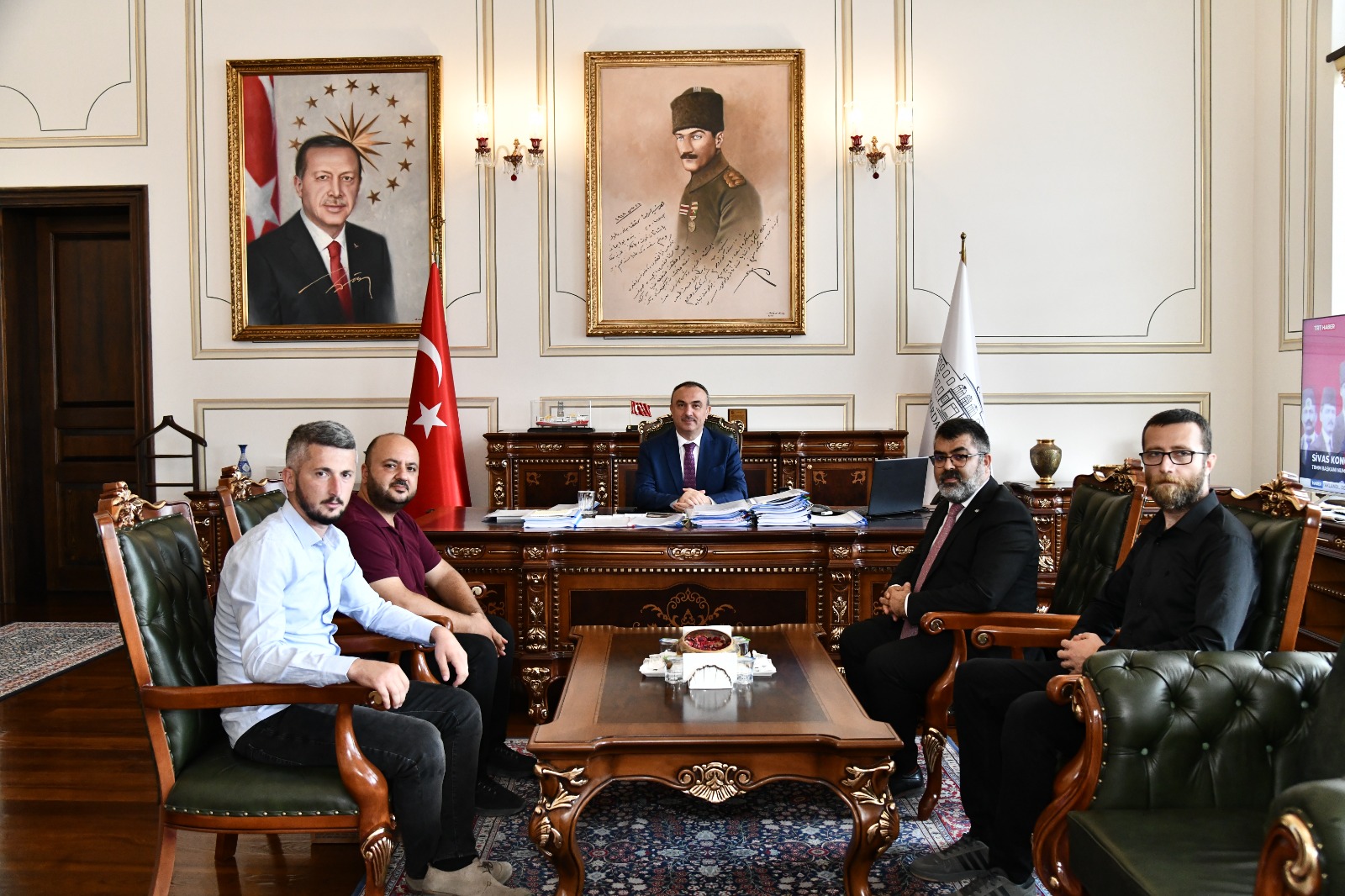 AA Bölge Müdürü ve AA Muhabirlerinden Vali Soytürk’e Ziyaret