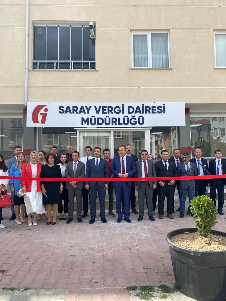 Saray Vergi Dairesi Müdürlüğü hizmete açıldı