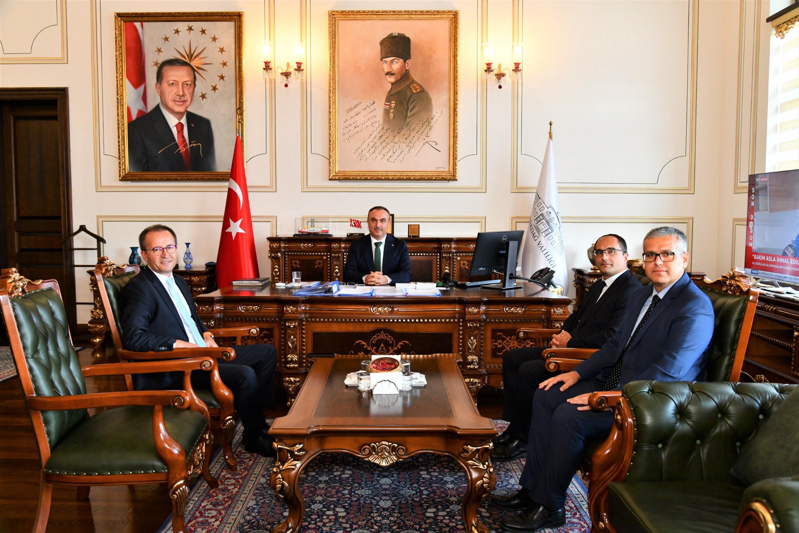 Vakıfbank Bölge Müdüründen Vali Soytürk’e Ziyaret