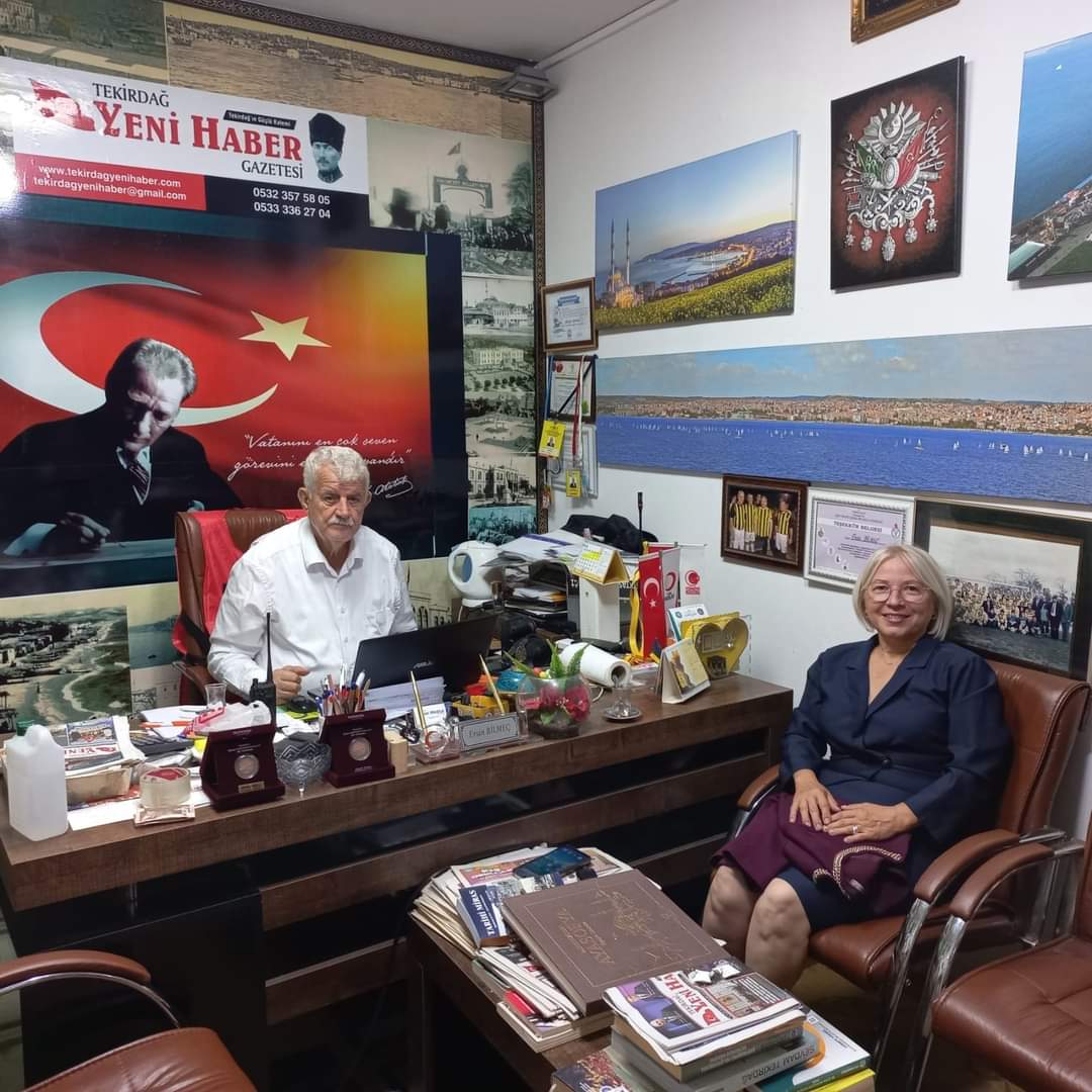 MV. NURTEN YONTARDAN GAZETEMİZE ZİYARET