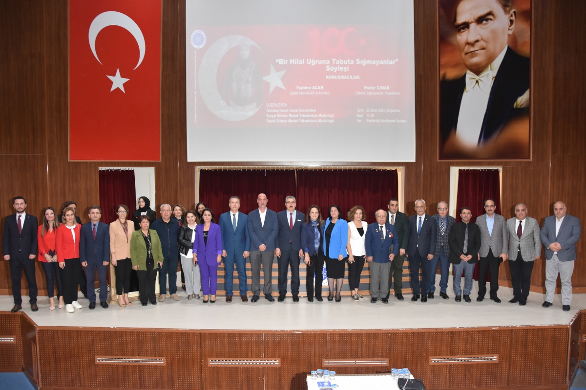 Tekirdağ NKÜ’de ‘Bir Hilal Uğruna Tabuta Sığmayanlar’ Konulu Söyleşi Düzenlendi