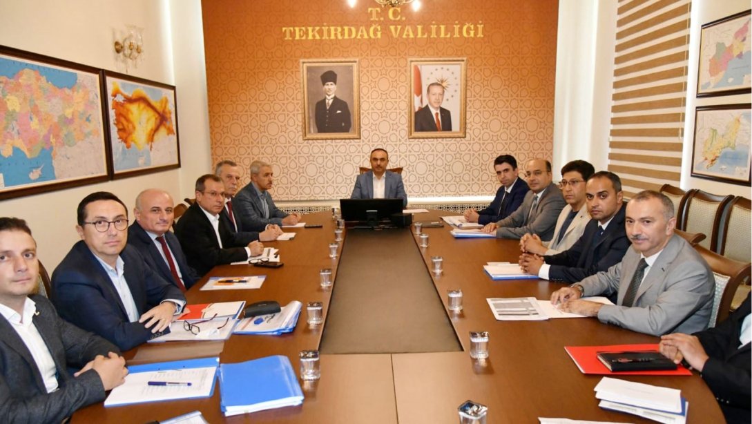 Eğitim Yatırımları Değerlendirme Toplantısı Yapıldı
