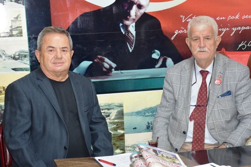MUSTAFA KAHRAMAN ERSİN BİLMEÇ’İN KONUĞU OLDU