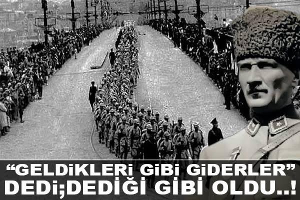 6 EKİM 1923 İSTANBUL’UN KURTULUŞU