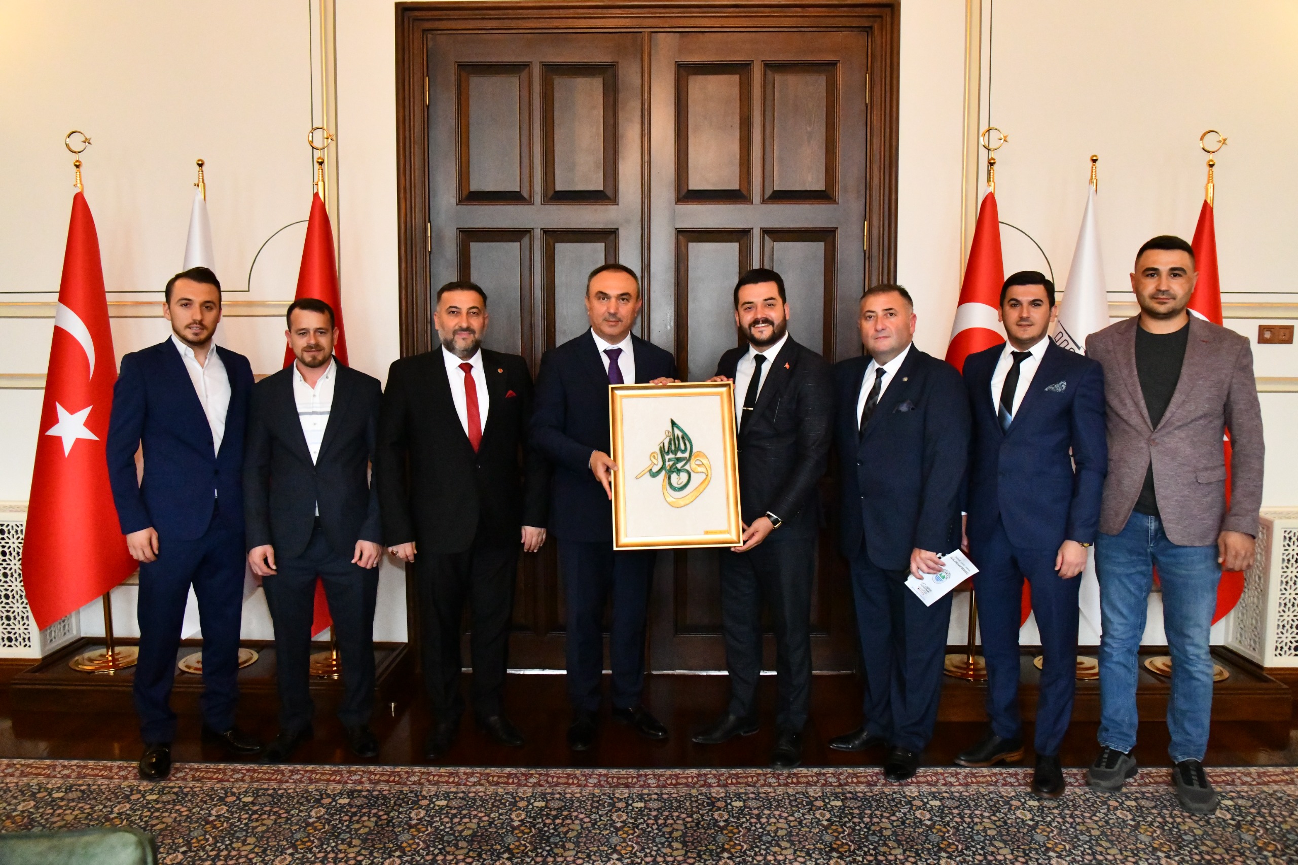 Kapaklı Samsun Alaçamlılar Derneği Başkan ve Üyelerinden Vali Soytürk’e Ziyaret