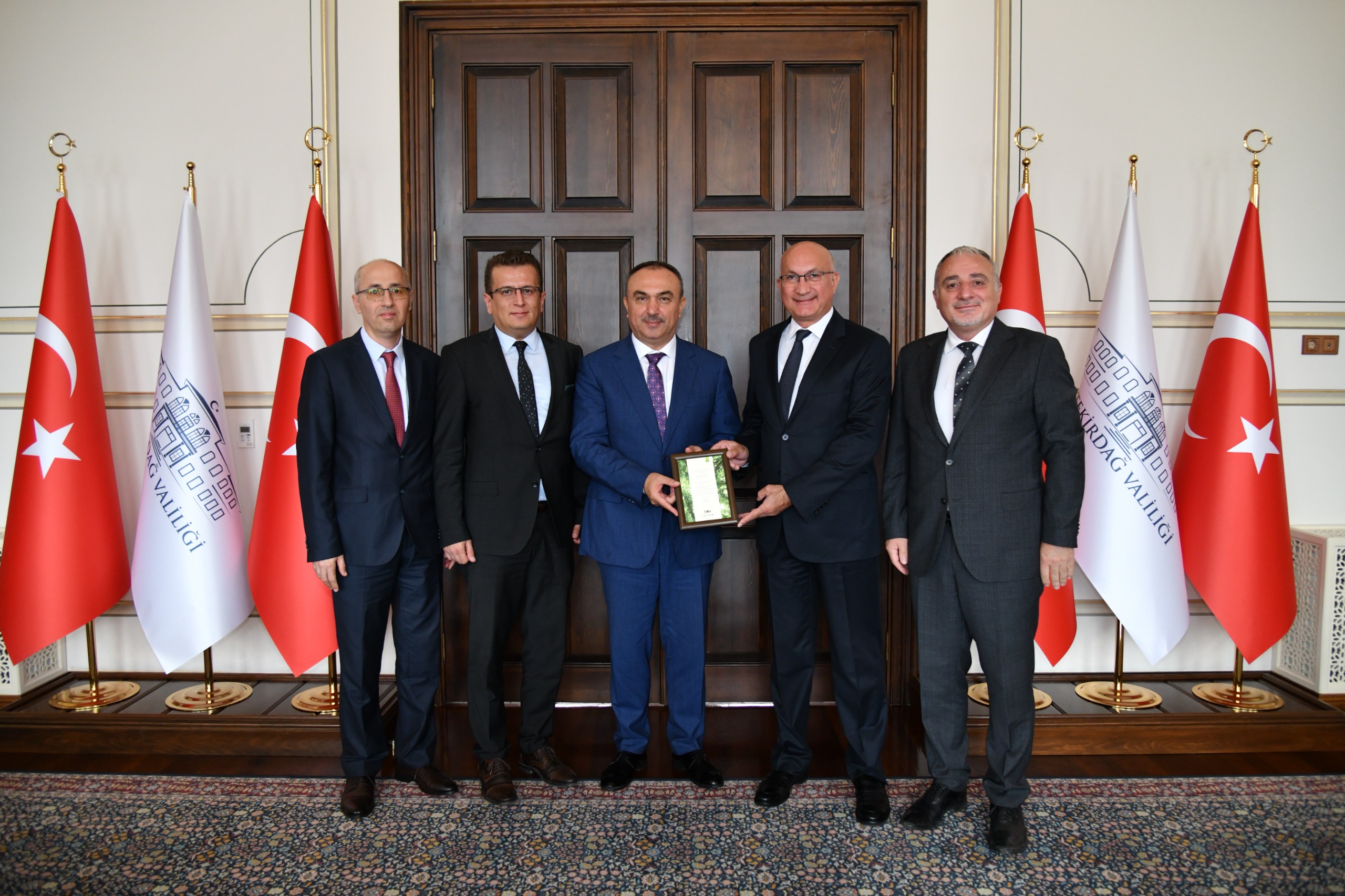 Optimed Sağlık Grubu Yönetim Kurulu Başkanı Arslan Vali Soytürk’ü Ziyaret Etti