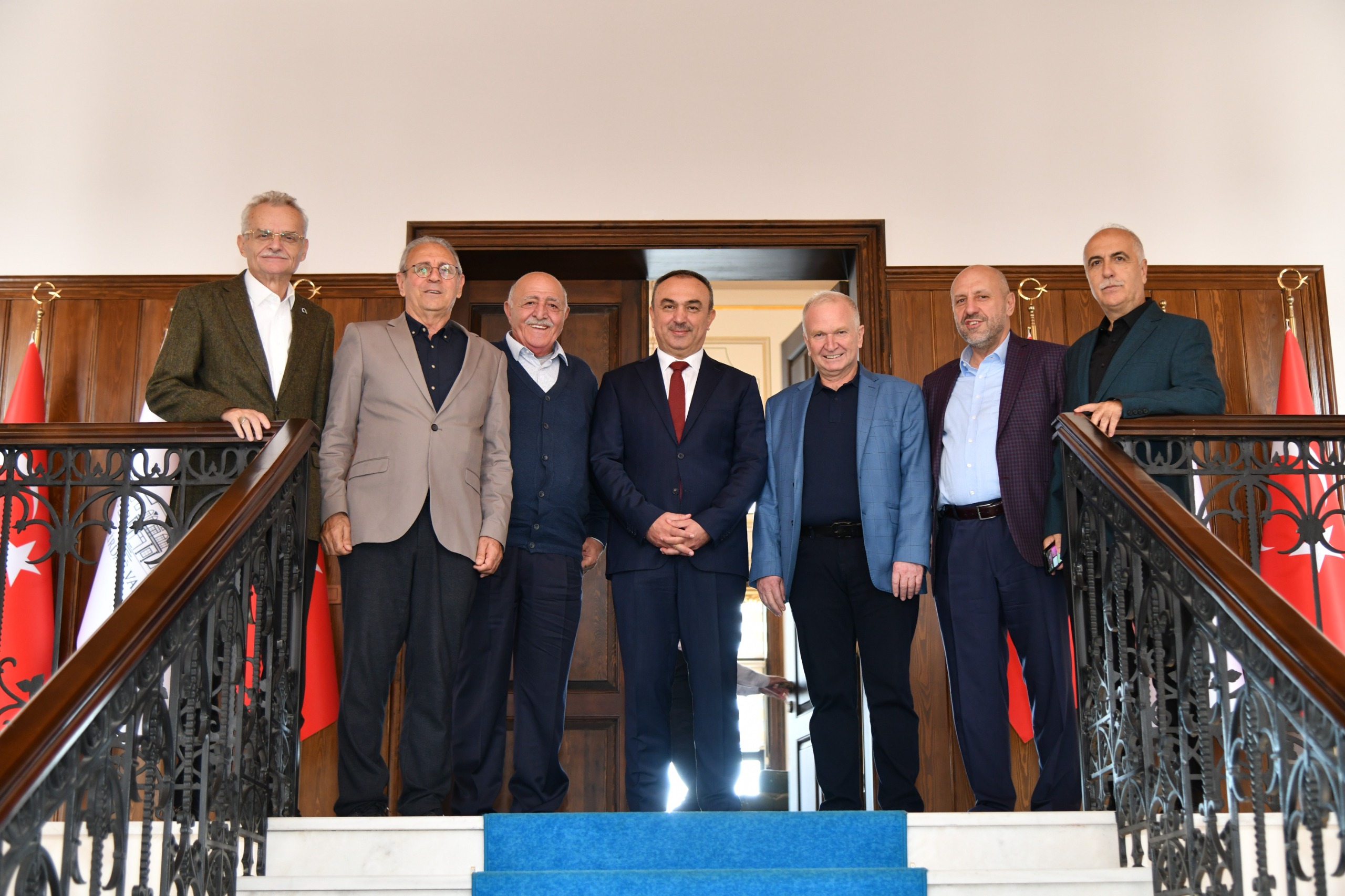 Vali-Mülkiye Başmüfettişleri ve Emekli Valiler Vali Soytürk’ü Ziyaret Etti