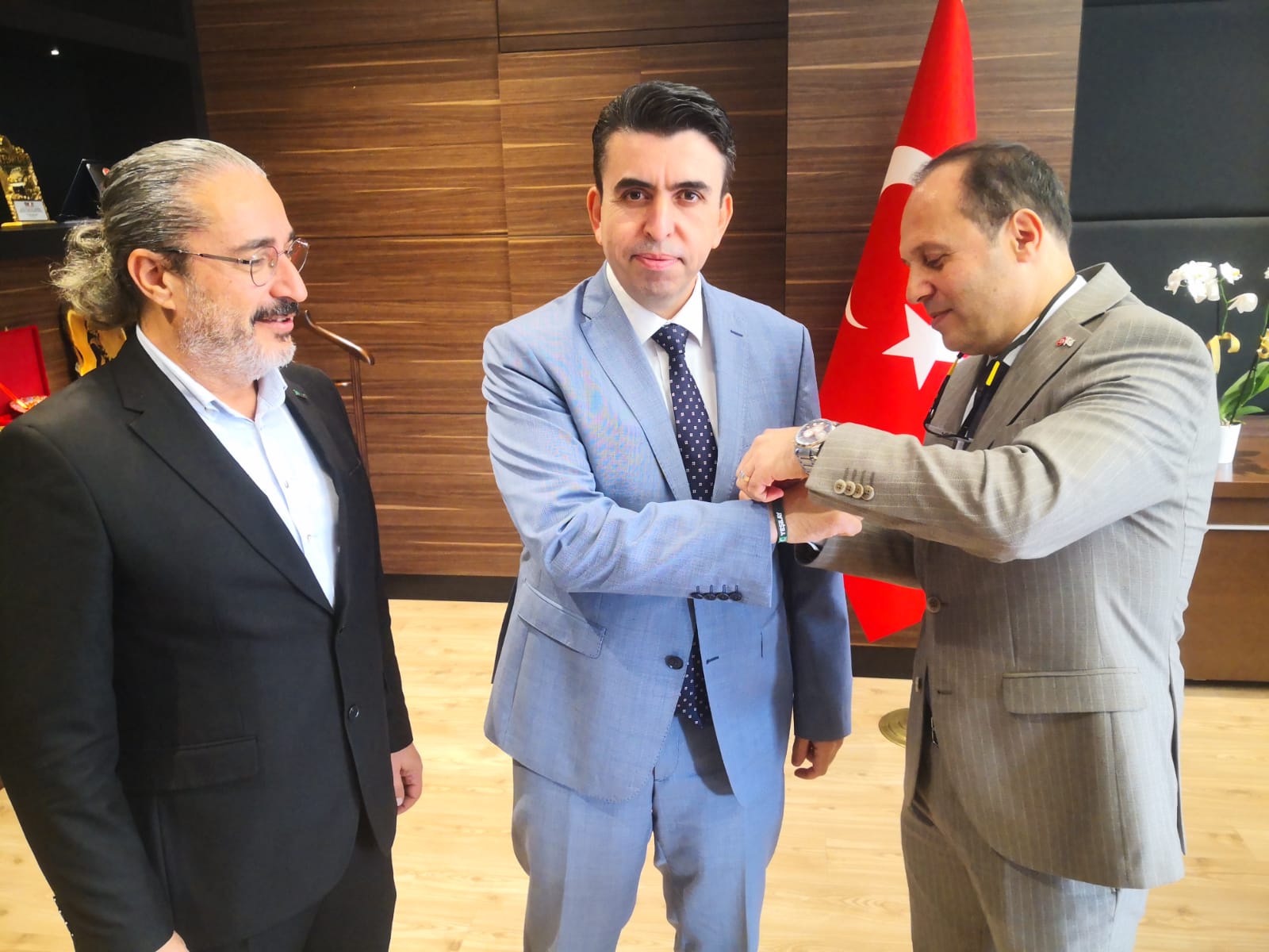 Çorlu Kaymakamı Murat EREN’e ziyaret gerçekleştirdiler .