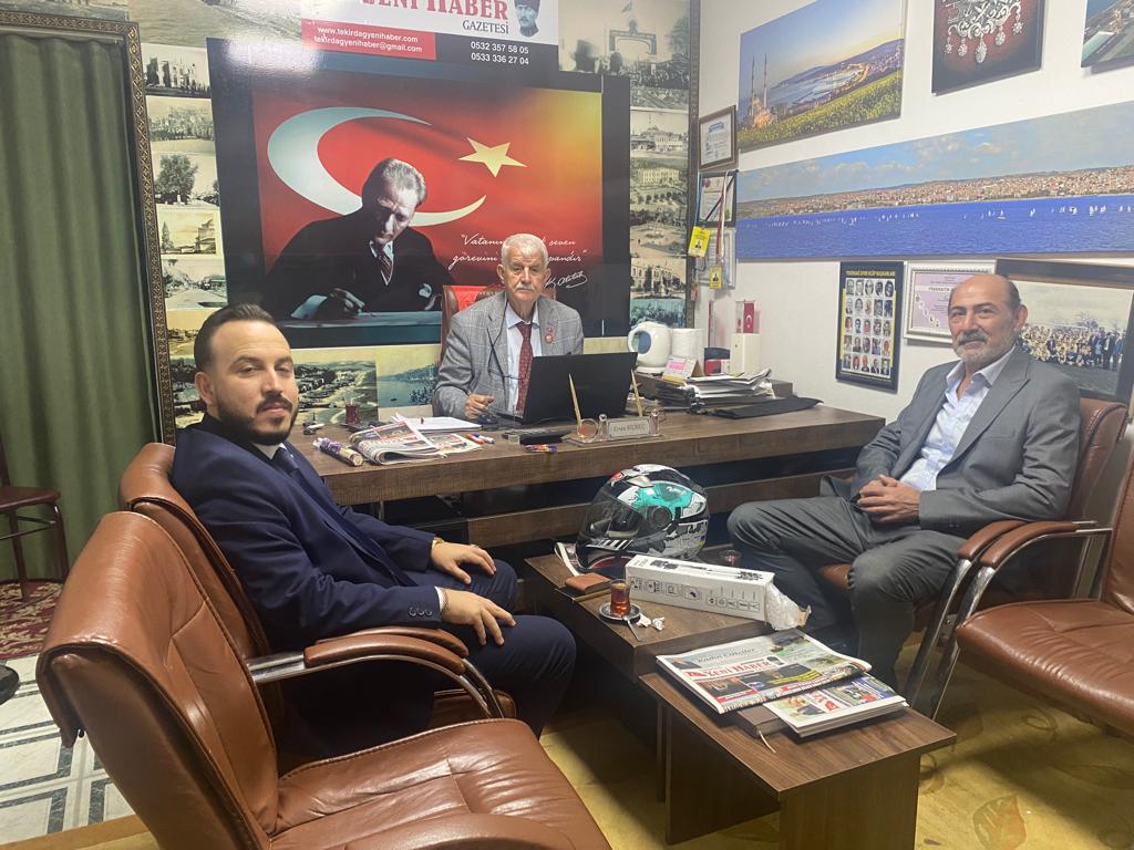 ALİ RIZA ÖZENDEN GAZETECİ ERSİN BİLMEÇ’E ZİYARET