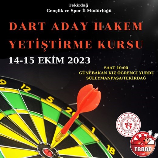 DART ADAY HAKEM YETİŞTİRME KURSU BAŞLIYOR!