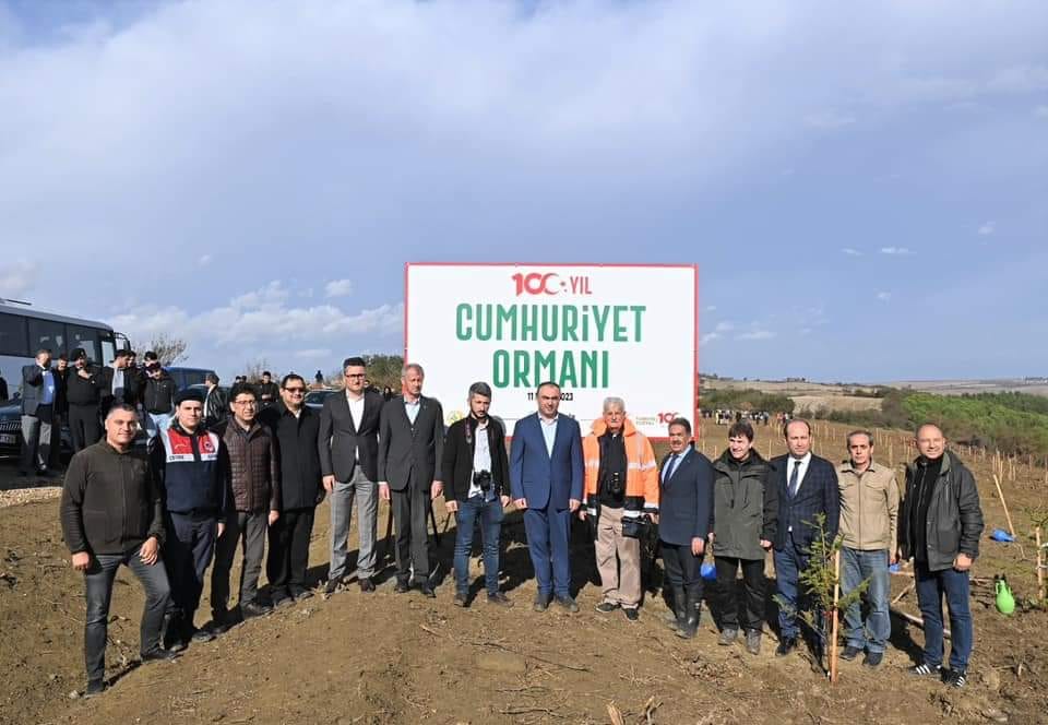 Süleymanpaşa İlçemizde “100. Yıl Cumhuriyet Ormanı” Kuruldu