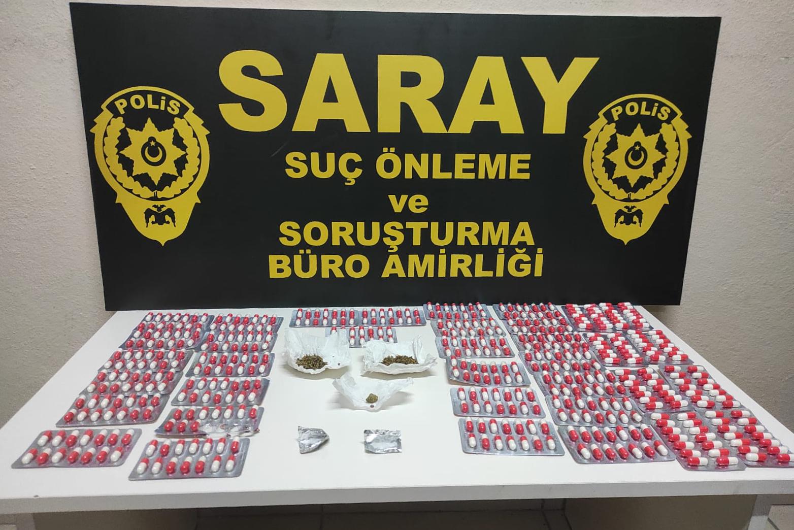 Metamfetamin, Bonzai, Skunk uyuşturucu maddesi ele geçirildi