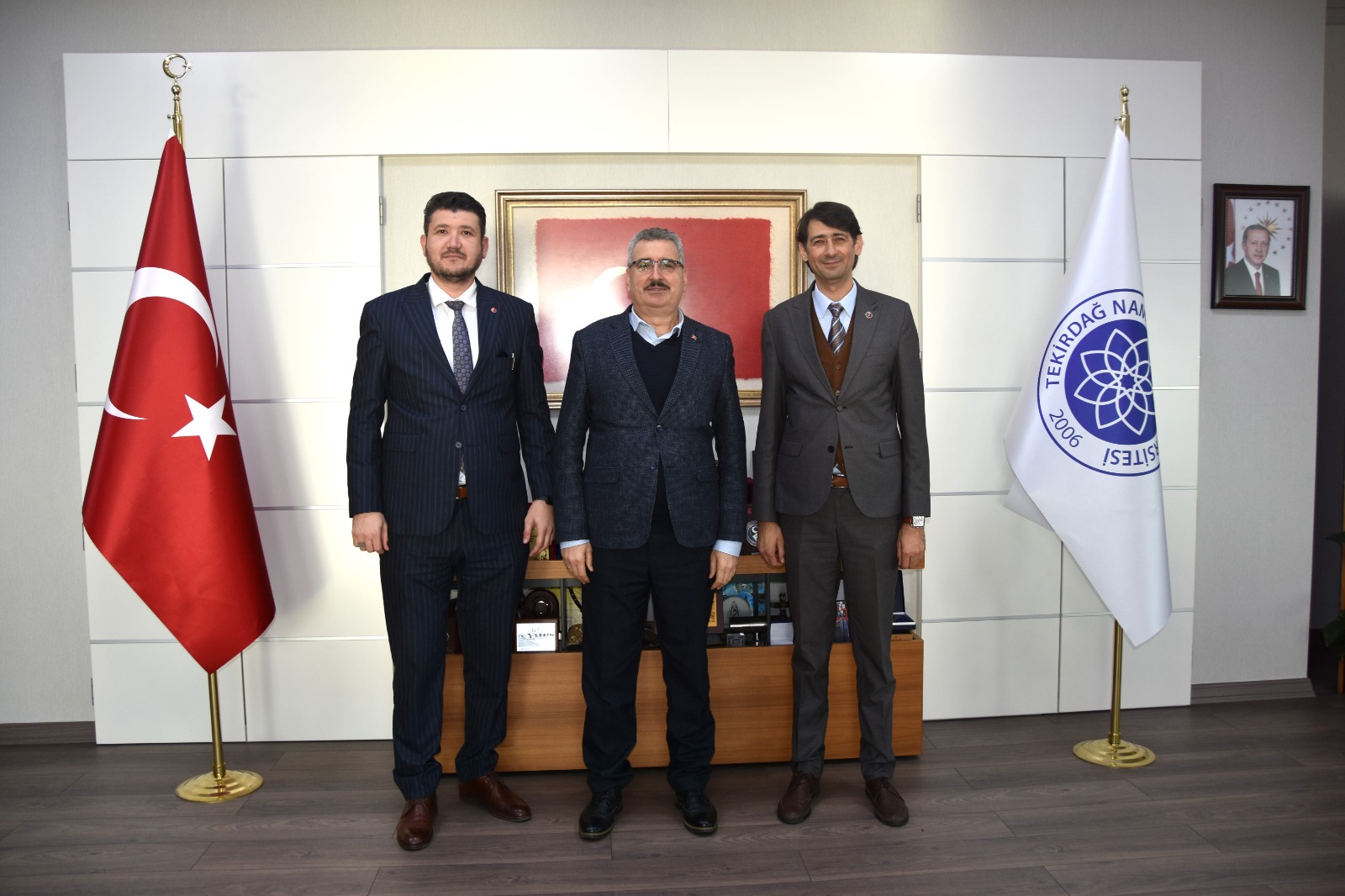 Süleymanpaşa Belediyesi’nden Rektöre Ziyaret