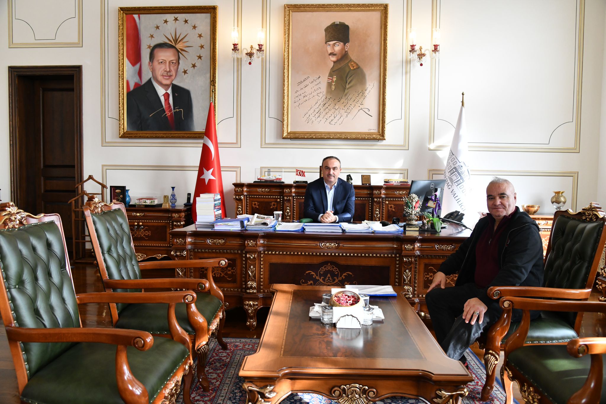 Sabah Gazetesi Temsilcisi Ürtekin Vali Soytürk’ü Ziyaret Etti