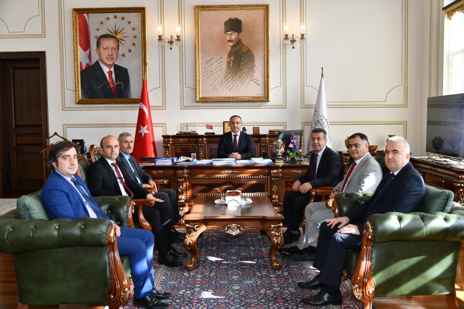 Denetimli Serbestlik Müdürü Güneyli Vali Soytürk’ü Ziyaret Etti