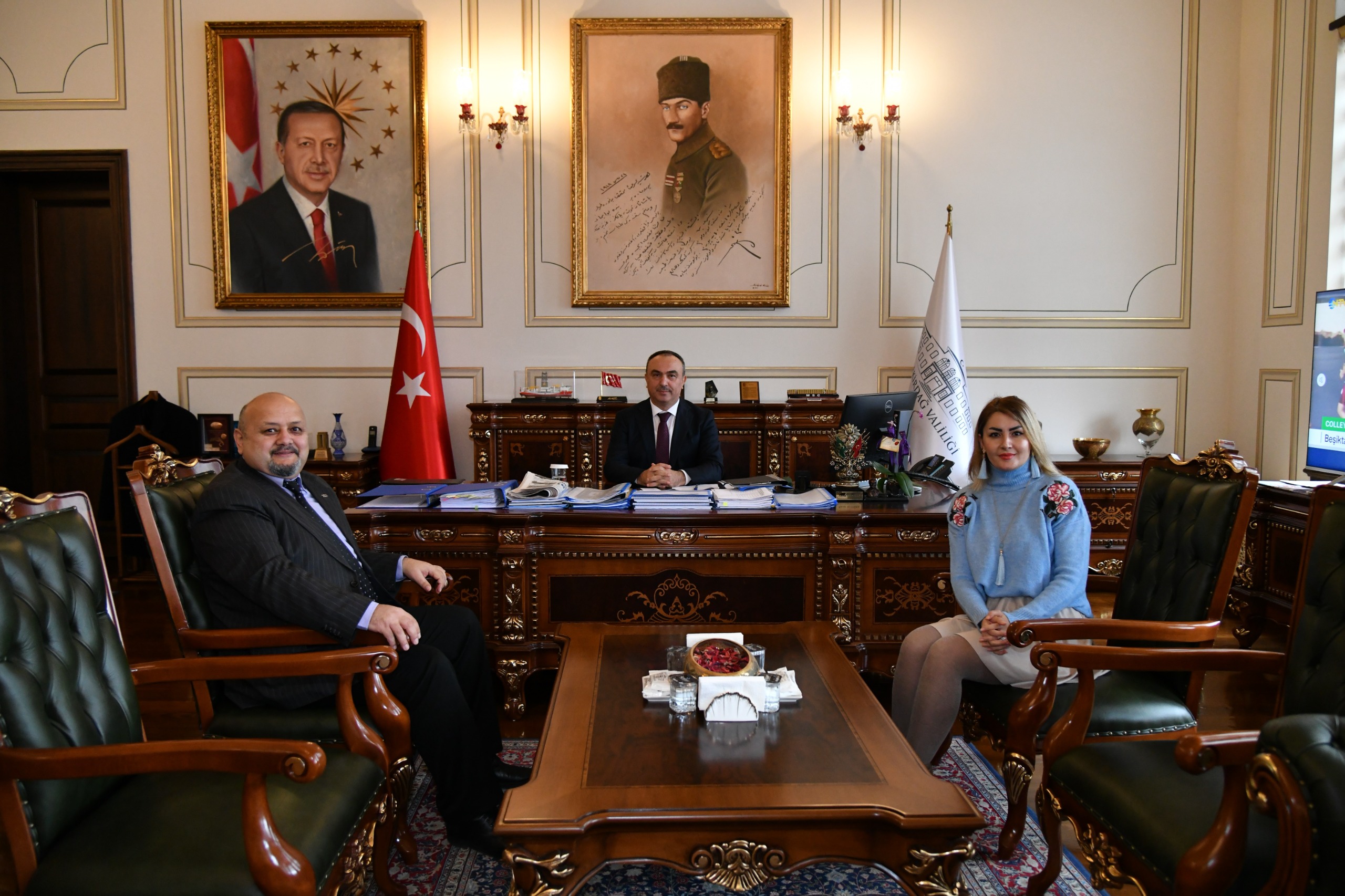 Türk İnternet Medya Birliği (TİMBİR) Birlik Haber Ajansı İl Temsilcisi Dikmen Vali Soytürk’ü Ziyaret Etti