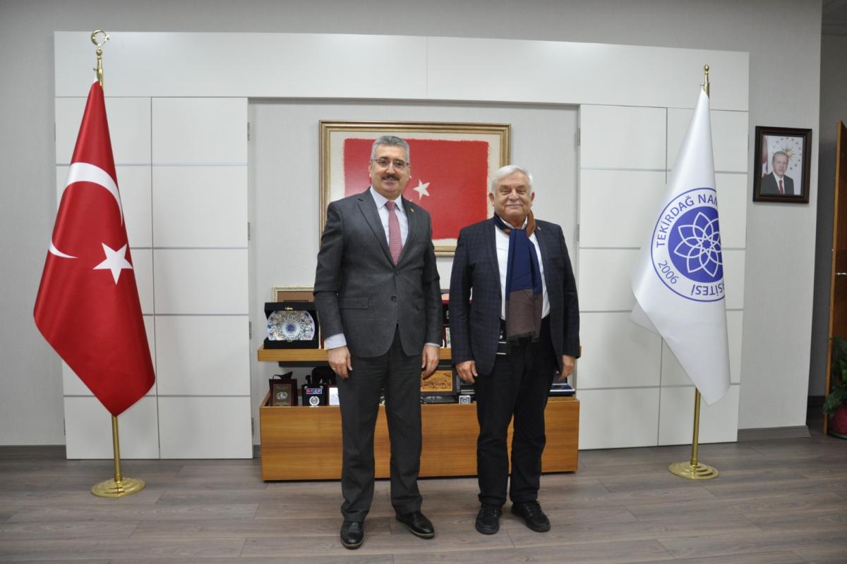 AHMET SOYUER DEN NKÜ REKTÖRÜNE ZİYARET