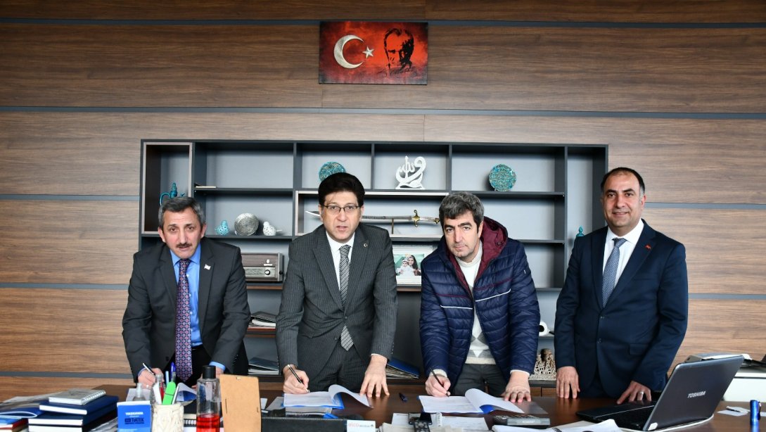 Sude Kazan Isı Sistemleri İnşaat San. ve Tic. Ltd. Şti. Arasında Mesleki ve Teknik Eğitim İş Birliği Protokolü İmzalandı