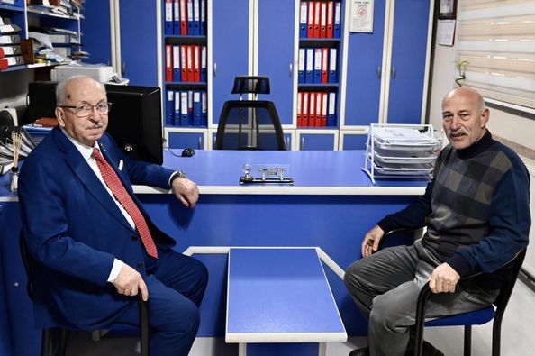 BAŞKAN KADİR ALBAYRAK O ADAYI ZİYARET ETTİ