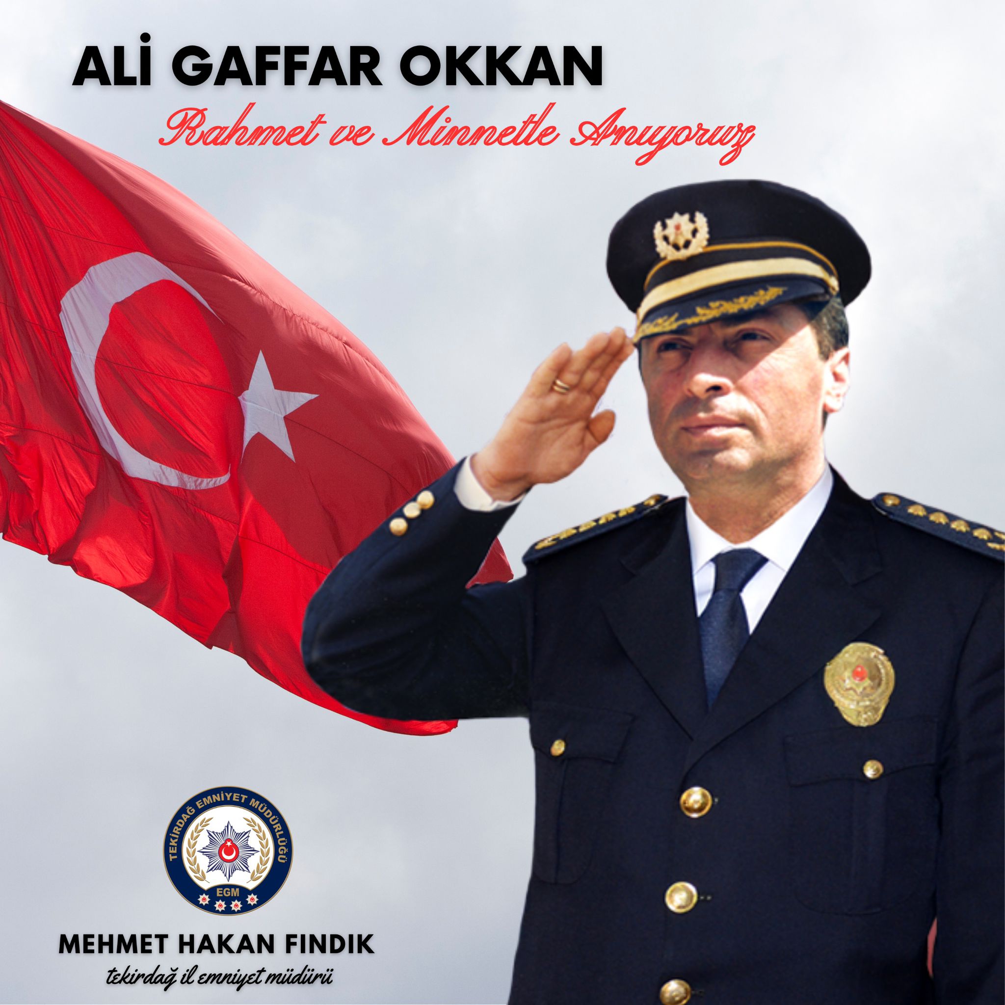 Ali Gaffar Okkan ve kahraman polislerimizi şehadetlerinin 23. yılında rahmetle anıyoruz.