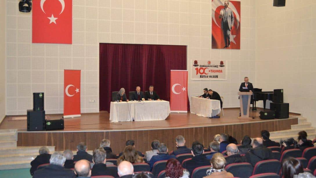 2023-2024 Eğitim-Öğretim Yılı İkinci Dönem Müdürler Kurulu Toplantısı Düzenlendi