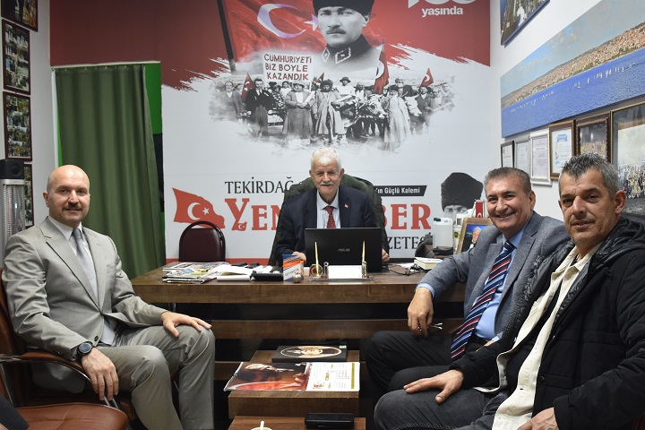ÖNDER ERDOĞAN DAN TEKİRDAĞ YENİ HABER GAZETESİ MERKEZ OFİSİNE ZİYARET