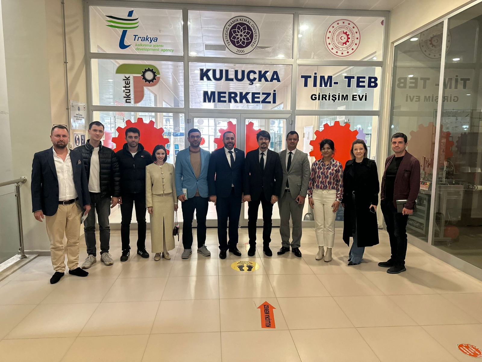 TOBB Tekirdağ Genç Girişimciler Kurulu İcra Komitesinden NKÜTEK’e Ziyaret 