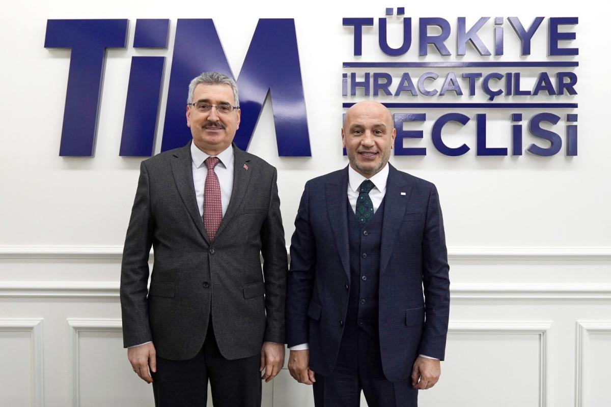 Prof. Dr. Mümin ŞAHİN’den TİM’e Ziyaret