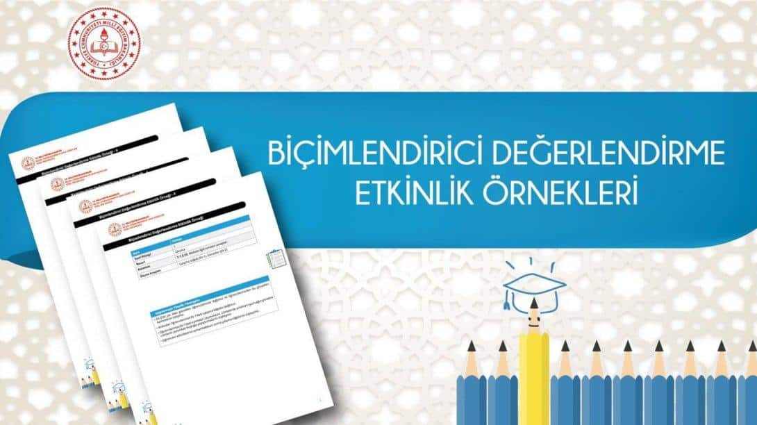 Biçimlendirici Değerlendirmeye Yönelik Yeni Etkinlik Örnekleri Yayımlandı