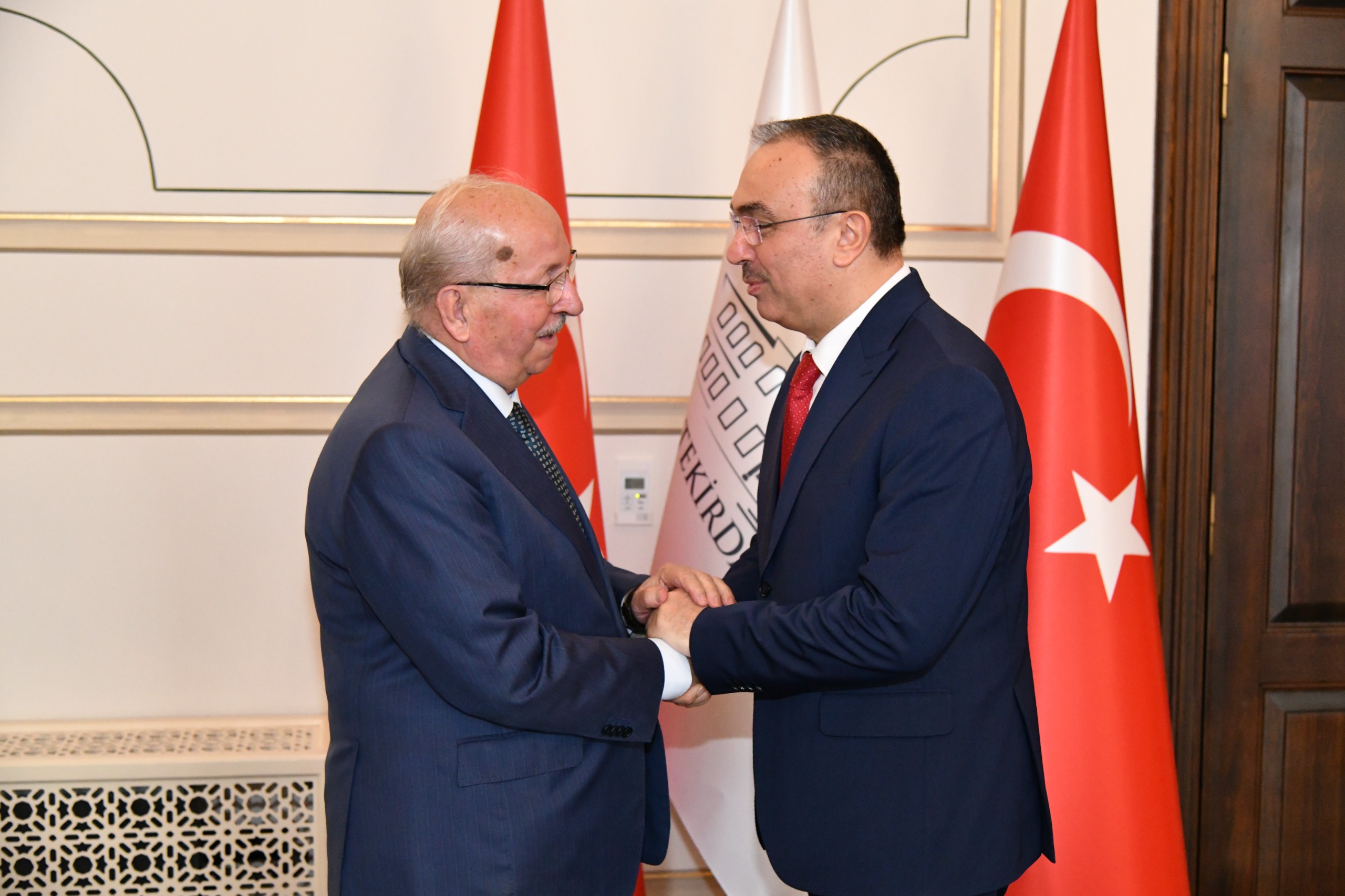 Tekirdağ Büyükşehir Belediye Başkanı Albayrak’tan Vali Soytürk’e Veda Ziyareti