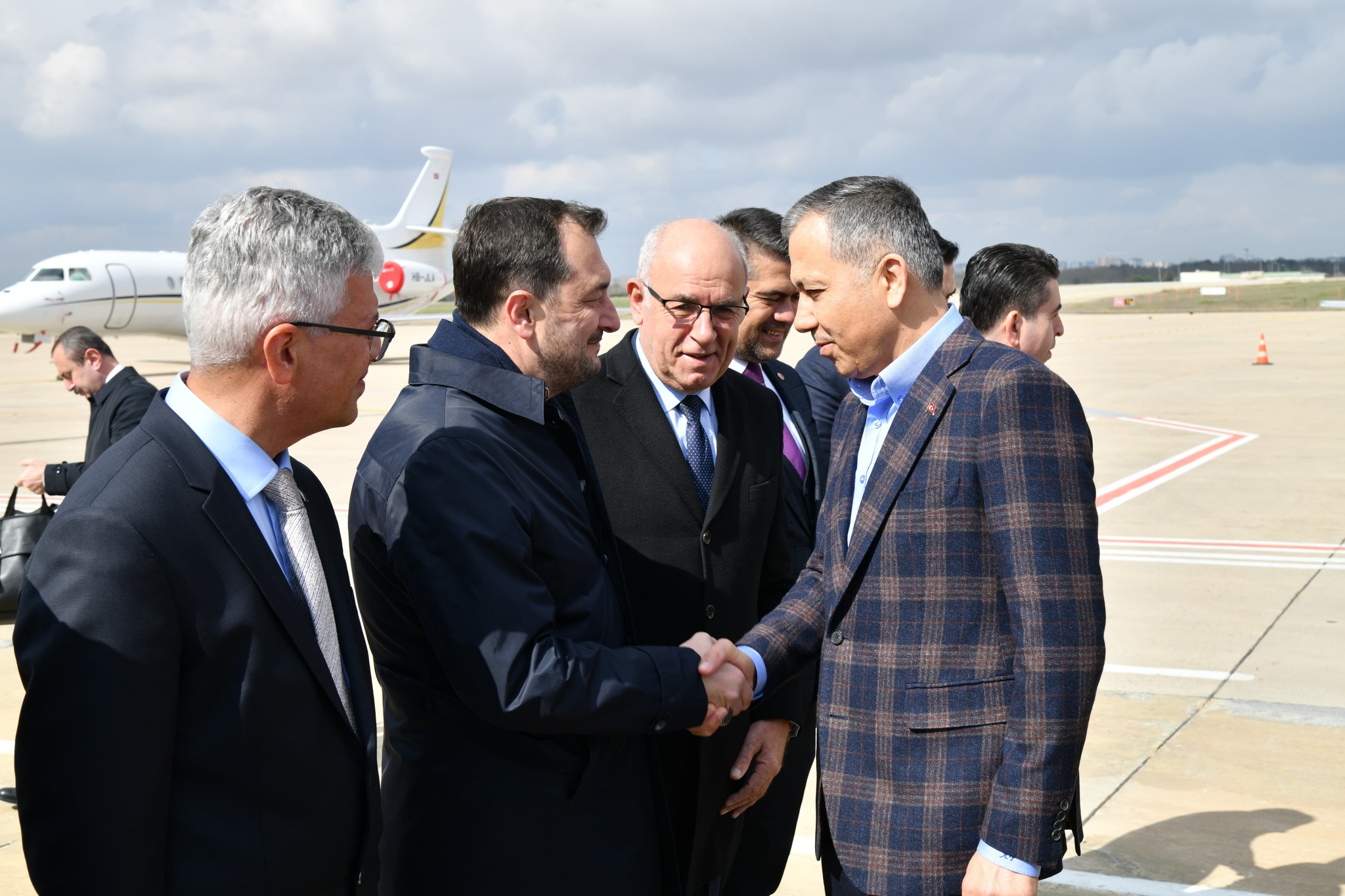 İçişleri Bakanı Ali Yerlikaya’yı, bir dizi ziyaret ve temaslarda bulunmak üzere geldi