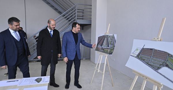 Yeni Sanayi Sitesi İnşaatını ziyaret Etti